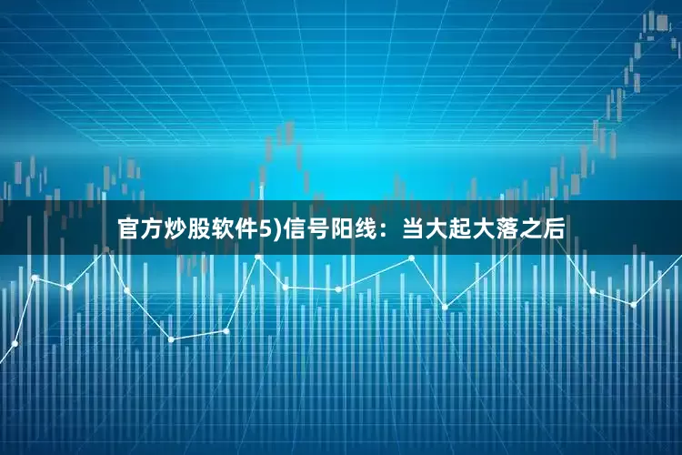 官方炒股软件5)信号阳线：当大起大落之后
